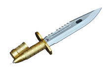 1x Plastic Novelty Hunting Knife Shaped Kids Children's Pen 14cm Length UKSeller