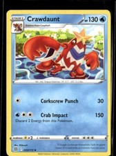 2022 Sword & Shield Brilliant Stars Crawdaunt 33/172