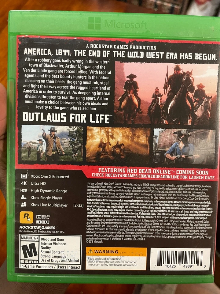Signed copy of Red Dead Redemption 2 - XBox One Game - Image 2 of 2