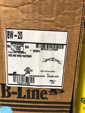 B-Line Eaton Conduit Hanger, BW-20 ROD AND WIRE FASTENER ZINC (Set of 10)