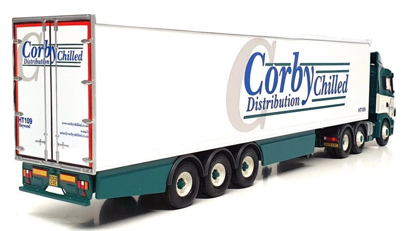Corgi 1/50 Scale CC12216 - Scania Fridge Trailer (Corby Chilled Distribution) - Image 2 of 4
