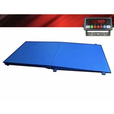 SellEton NTEP 60'' x 60'' Floor Scale with Ramp 1000 x 0.2 lb 5'x5' Pallet Size