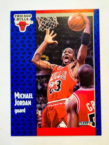 1991-92 Fleer Michael Jordan #29 Chicago Bulls NM-MT