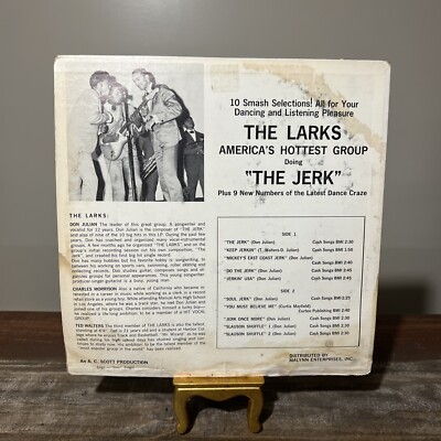 The Larks The Jerk Vinyl LP 1965 First Pressing Mono EX🦄 | eBay