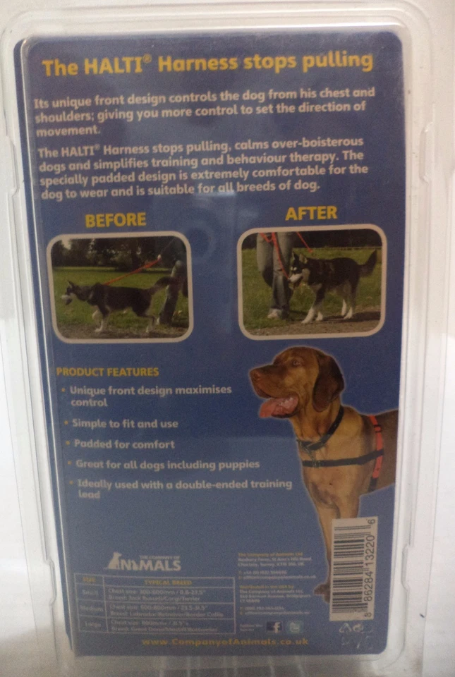 Arnés de entrenamiento Halti simplifica el entrenamiento facilita la terapia conductual del perro  Foto 3 de 4