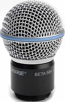 Shure RPW118 Wireless Beta 58A Cartridge, Assembly & Grille