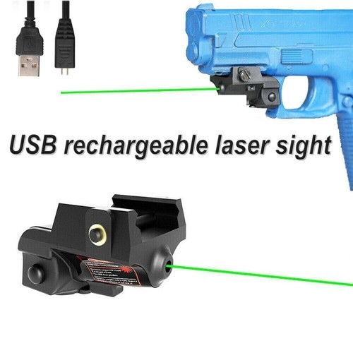 USB Rechargeable Green/ Red Laser Sight For Pistol Glock 17 19 32 Taurus G2C G3 - Picture 8 of 30
