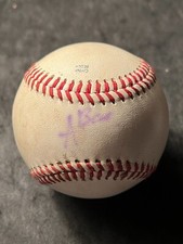Austin Beck GAME USED AUTOGRAPHED BALL BALL#1, ITEM 18