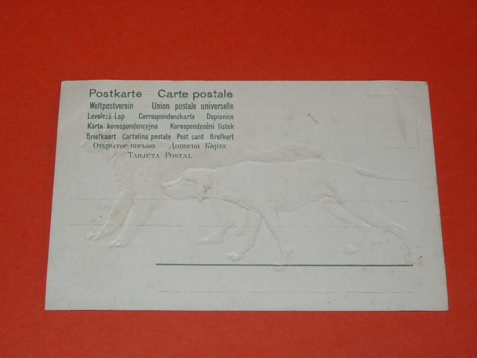 Carte Postale Ancienne Alsacienne 1910 – Gaufrée Avec Soie – Bon état
