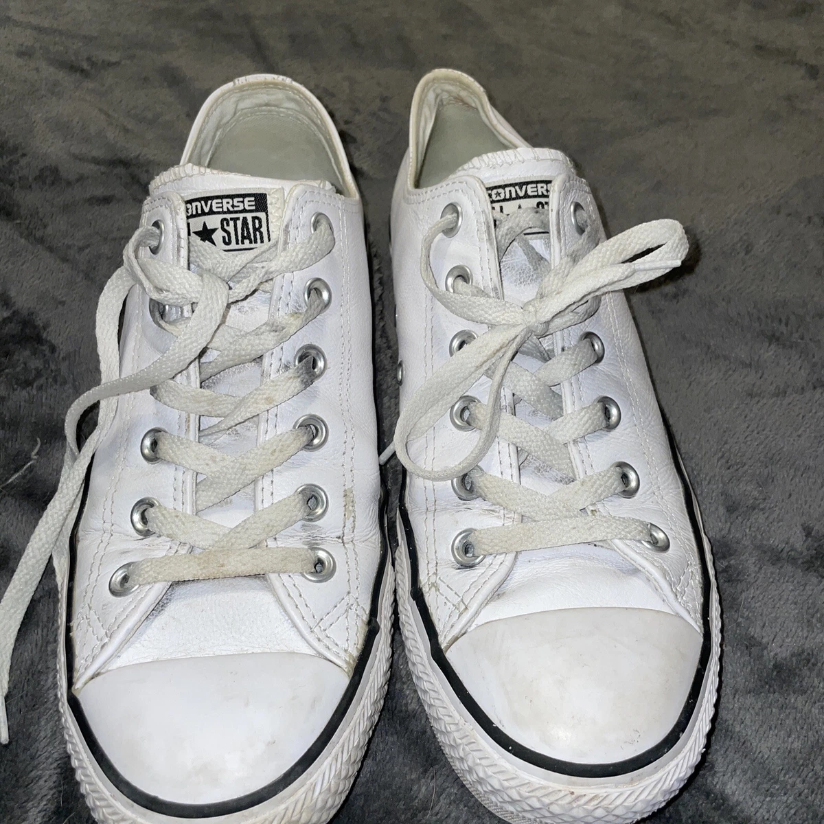 Size 7 - Converse Chuck All Star OX White - 132173C |