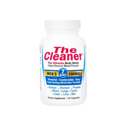 The Cleaner - 7-Day Men's Formula - Ultimate Body Detox (52 Capsules ...