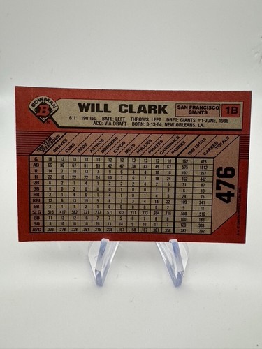 1989 BOWMAN BASEBALL - YOU PICK - #1 - #500 - Picture 61 of 61