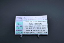 PETE TOWNSHEND - THE WHO - JONES BEACH THEATRE - AUGUST 12, 1993 - TICKET