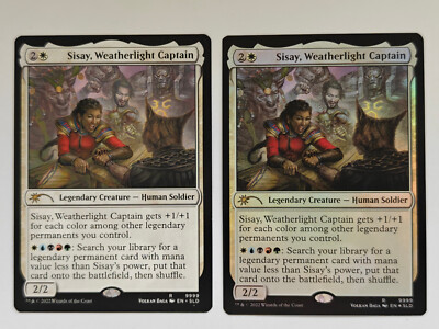 MTG Secret Lair Sisay, Weatherlight Captain #9999 -SLD Finally! [UPick Foil/Reg]