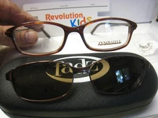 Revolution KIDS Eyewear Eyeglass Frame W/ Magnet shade REK2018 43-14-130 in HAZL