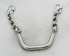 Leverage Curb Chain Horse Headstall Tack Stainless Steel Western NWT Training