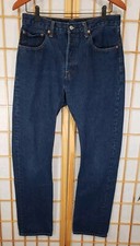 VINTAGE Levis LVC 501xx Big E Jeans Denim Buttons Men's 30x32 MADE IN TURKEY