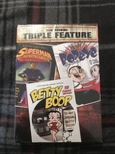 triple feature dvd Popeye, Betty Boop, Superman