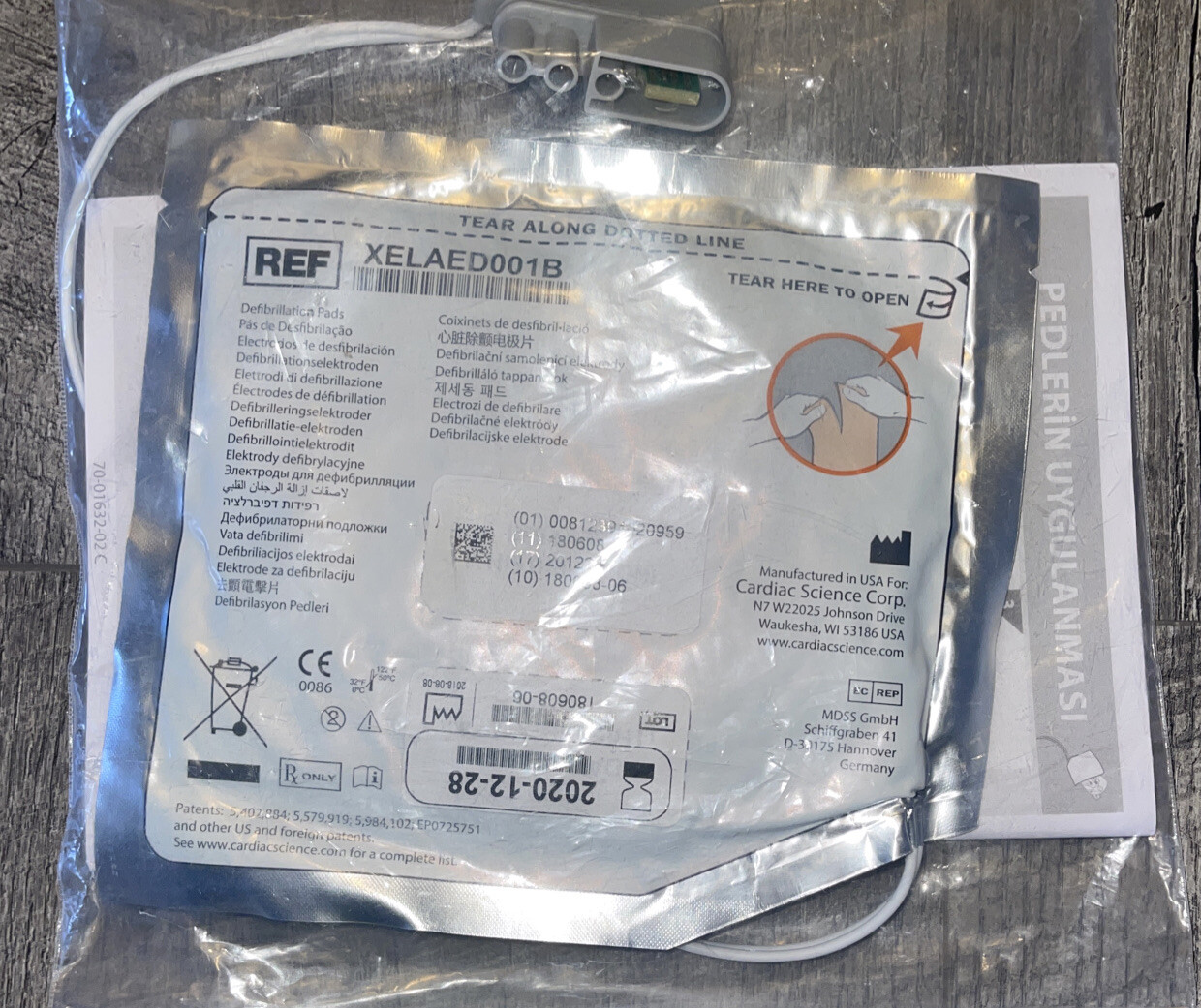 Cardiac Science XELAED001B Pads Exp. date 20201228 *New Unused* eBay