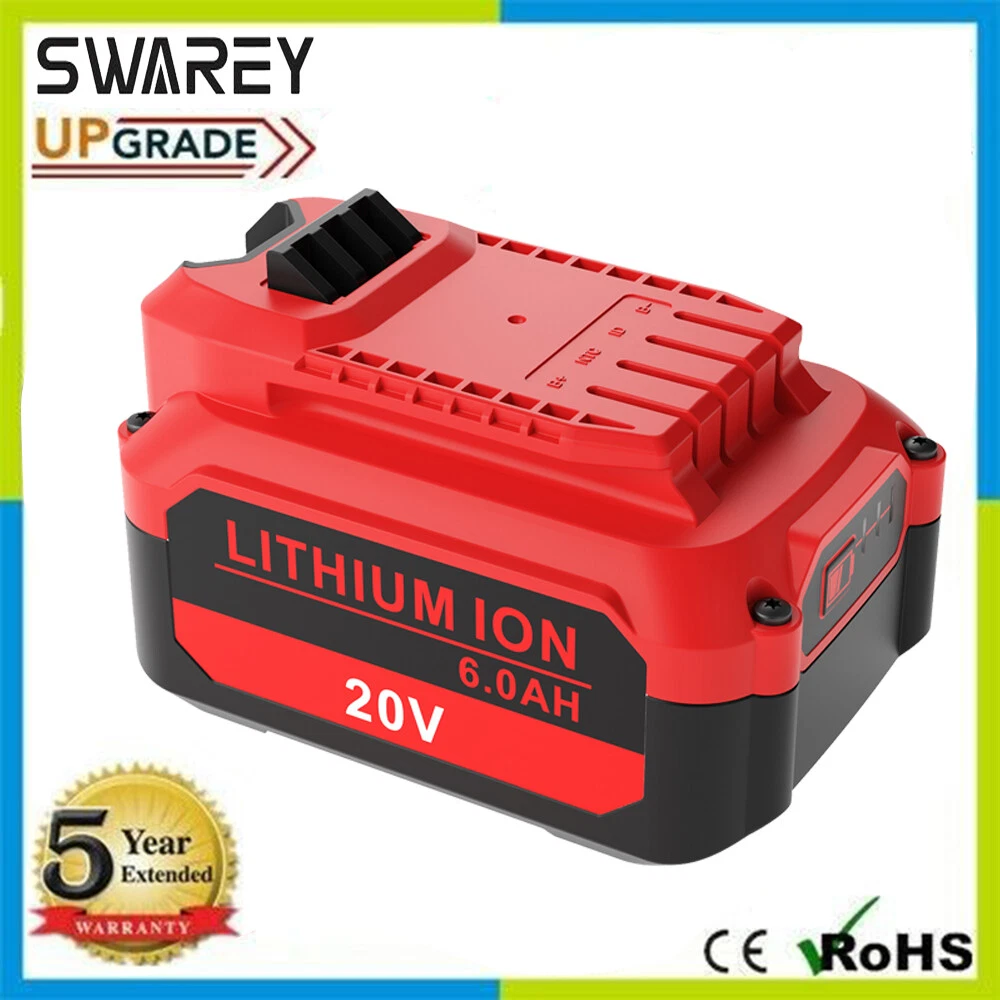 20V For Craftsman V20 20 Volt MAX 6.0Ah Li ion Battery CMCB204