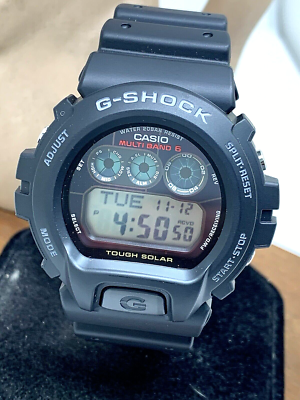 Casio Men's Watch G-Shock GW6900 Black Resin Digital Tough Solar
