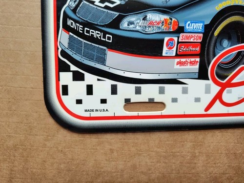 Wincraft 2000 Dale Earnhardt, #3, GSP Vintage Plastic License Plate; New/NOS. - Picture 8 of 14