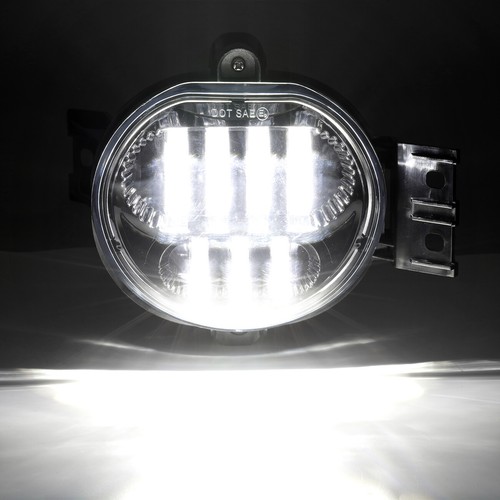 AUXBEAM Bumper LED Fog Lights For Dodge Ram 1500 2002-2008 Ram 2500 3500 03-09 - Picture 11 of 12