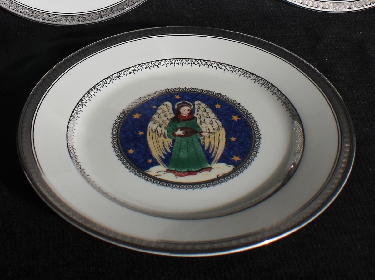 Nuovo Mikasa Porcellana Angelo Con Mandolino Luncheon