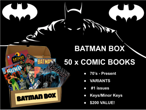 Lot x 50 BATMAN COMIC BOX w/ VARIANT #1s J Lee N Adams D Finch VF $200 VALUE! - Picture 1 of 11