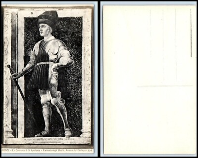 Vintage ART Postcard - Farinata degli Uberti by Andrea del Castagno BQ