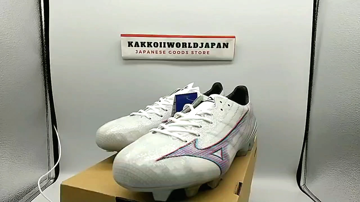 MIZUNO Soccer Cleats Mizuno Alpha PRO P1GA236409 White/Ignition