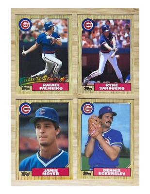 1987 Topps Tiffany CHICAGO CUBS Team Set