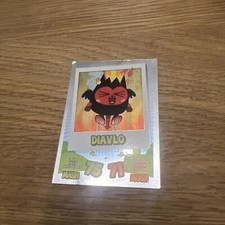Moshi Monsters Mash Up Trading Card Rainbow Foil DIAVLO (Rare) MINT