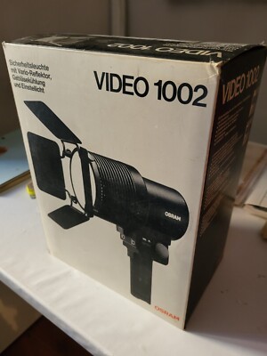 Torche D'éclairage OSRAM VIDEO 1002 1000W - Lot De 2, Occasion Très Bon état, Halogène Ventilé