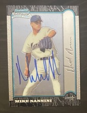 1999 Bowman Chrome #84 Mike Nannini Houston Astros Signed Card Autographed
