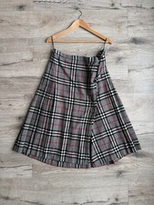 Vintage Tartan Plaid Skirt 90s Britain Kilt