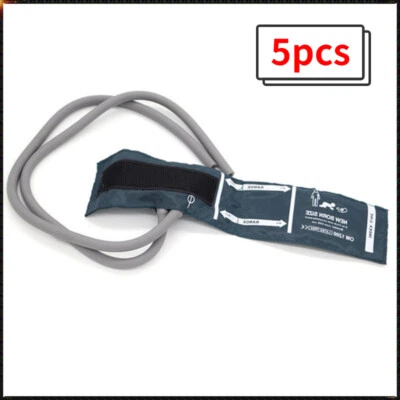 5pcs-Universal Neonate Double-tube Blood Pressure Cuff NIBP Cuff Size:4*9cm NEW! - Photo 1/4