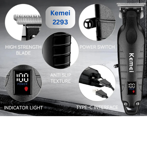 ✓ Mens Hair Trimmer 0mm Zero Gap Cordless Electric Detailer
