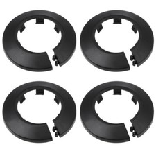 4PCS 40mm Pipe Cover Decoration PP Plastic Water Angle Valves Pipe Escutcheon BU
