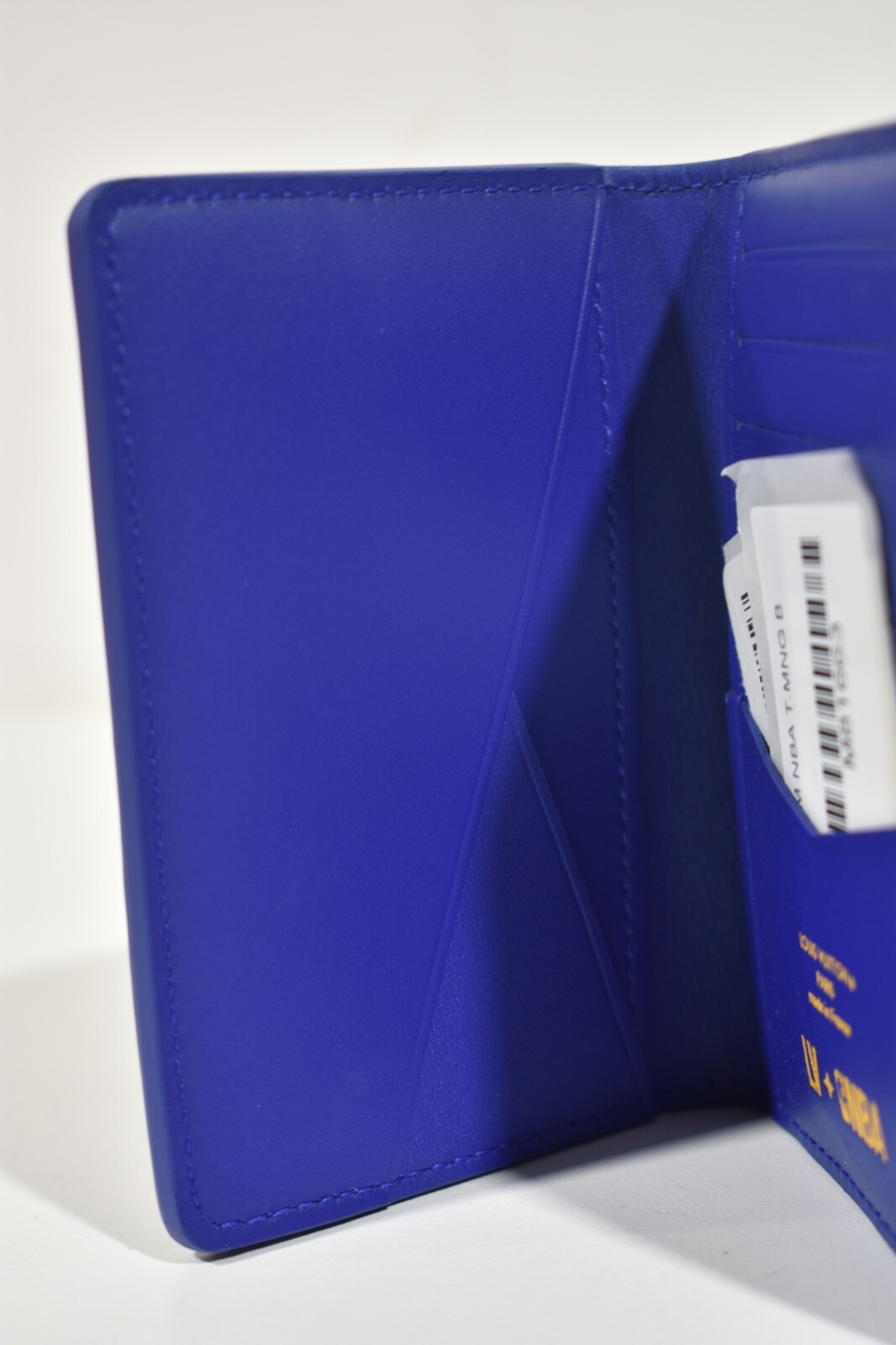 Louis Vuitton NBA Blue Taurillon Leather Monogram Logo Pocket Organizer Wallet image 9