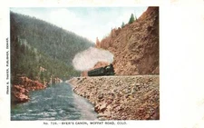 Byer's Canon Moffat Road Colorado CO Frank S. Thayer Pub. Postcard