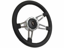 1979-82 Ford Fox Body Mustang Steering Wheel Kit 4 Slot Spoke Pony Emblem 1979-82 Ford Fox Body Mustang Steering Wheel Kit 4 Slot Spoke Pony Emblem