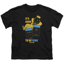 Monopoly Kids T-Shirt Good to be King Black Tee
