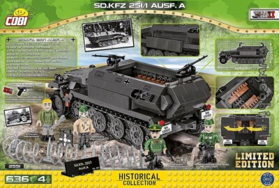 COBI Sd.Kfz. 251 Ausf. D 1:35スケールモデル Amazon.com: COBI Historical Collection WWII Sd.KFZ. 251/9