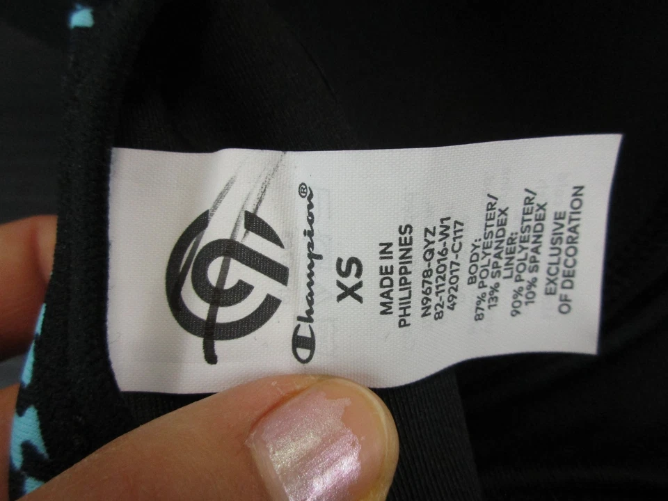 NUEVO CON ETIQUETAS*CAMPEÓN* SUJETADOR DEPORTIVO DE ENTRENAMIENTO PARA MUJER TALLA XS Foto 3 de 3