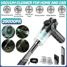 29000Pa Aspiradora De Mano Inalambrica Potente Recargable Para Casa Carro Auto