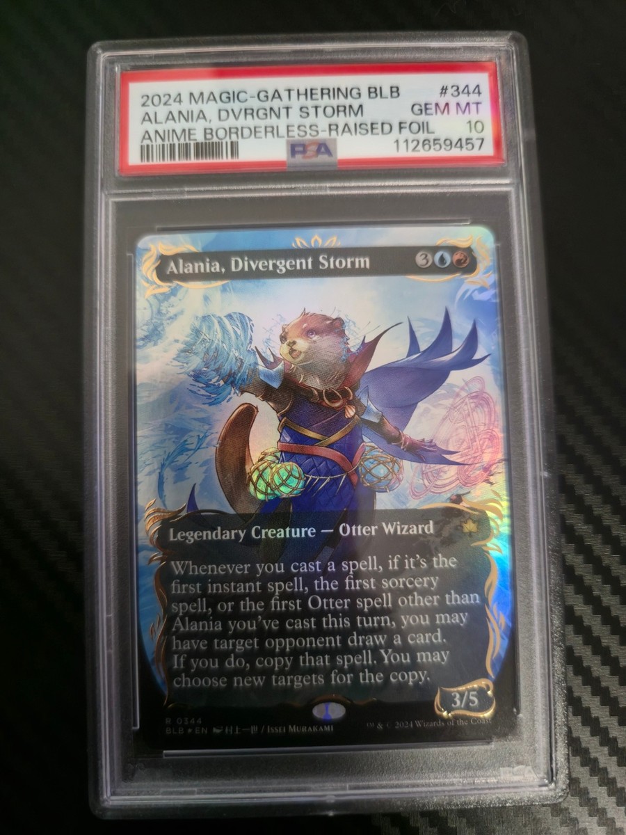 Alania, Divergent Storm (Borderless) (Raised Foil) Bloomburrow