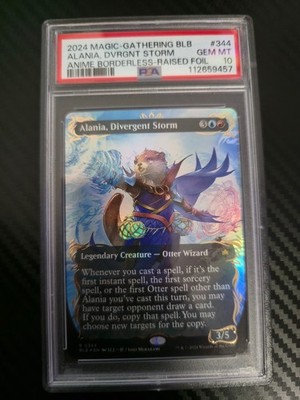 Alania, Divergent Storm (Borderless) (Raised Foil) Bloomburrow