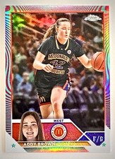 2023 Topps Chrome McDonald's  A/A 🔥 Addy Brown 💎Aqua/Fuchsia Raywave #055/175
