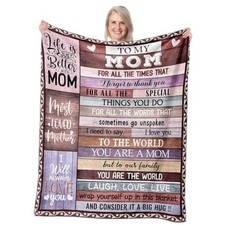 Gift for Mom Blanket, Mom Birthday Gifts, Cool Mom Gift from 50"x60" Mom Gifts